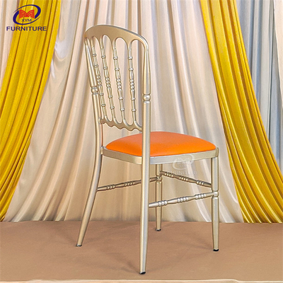 Chaise de mariage en aluminium classique Chiavari capacité de poids 500 lbs