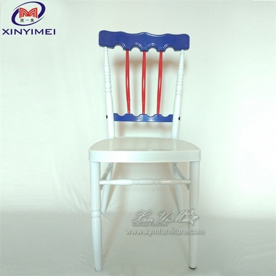 Casual Créatif Deux couleurs Bourgogne Chaises de salle à manger en fer Chaise Napoléon en fer